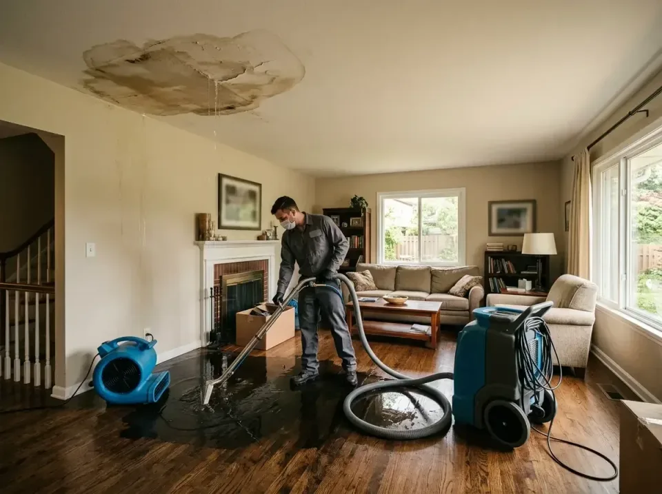 attic-pipe-burst-ceiling-drip-008 — frequently asked questions, Water Damage Restoration & Carpet Care in Oak Hill, TN